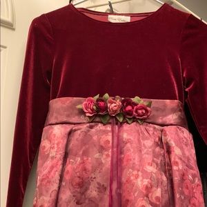 Rare Editions Burgundy dress